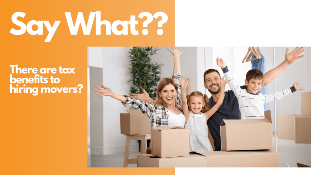 There are tax benefits to hiring movers 1
